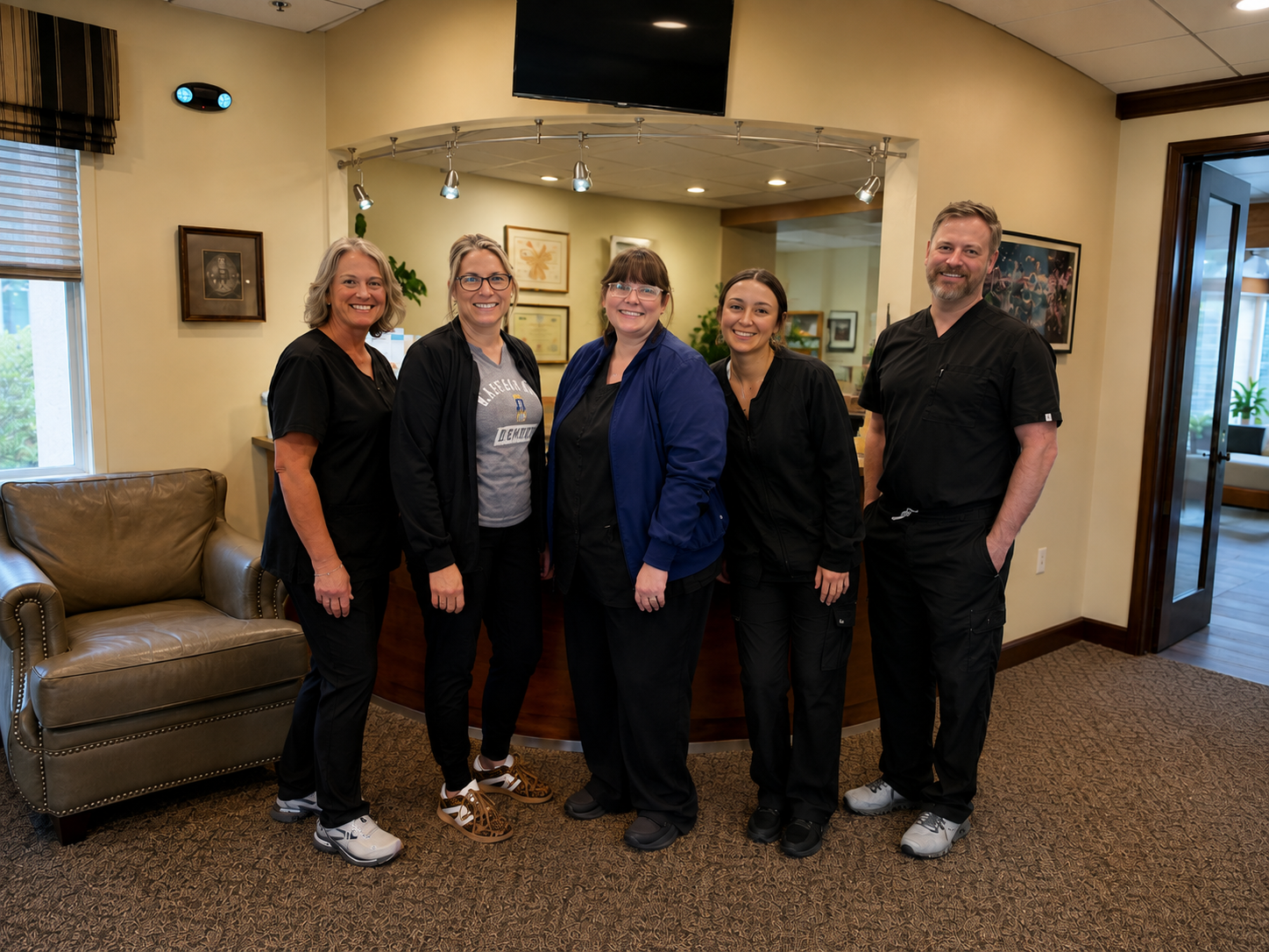 The Klamer Family Dentistry team in their Kearney office